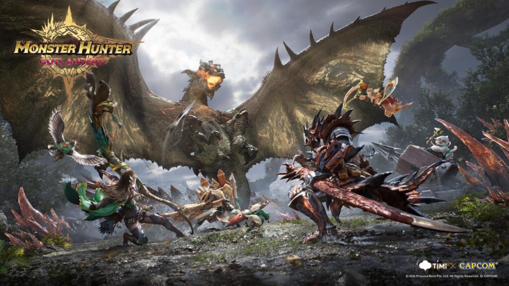 أويما 20 - Uima20 | تجربة صيد حقيقية على الموبايل تقدمها لعبة Monster Hunter Outlanders من إنتاج TiMi Studio Group و Copcom