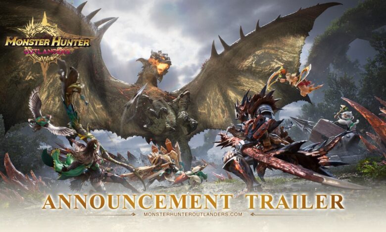 تجربة صيد حقيقية على الموبايل تقدمها لعبة Monster Hunter Outlanders من إنتاج TiMi Studio Group و Copcom