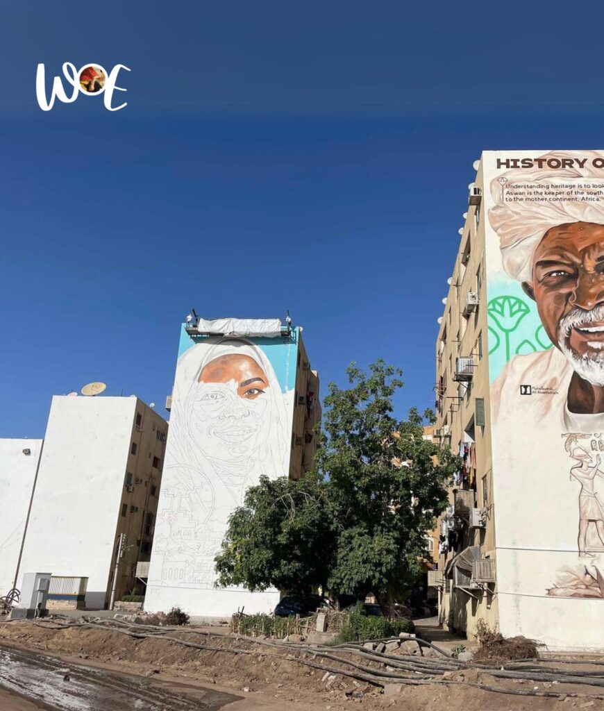 جداريات فنية بأسوان